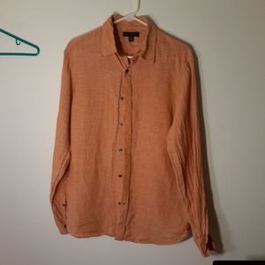 Banana Republic 100% linen shirt M 15 - 15.5